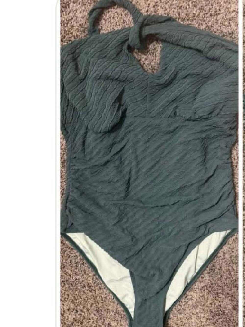 Cupshe Teal One Piece Size XL